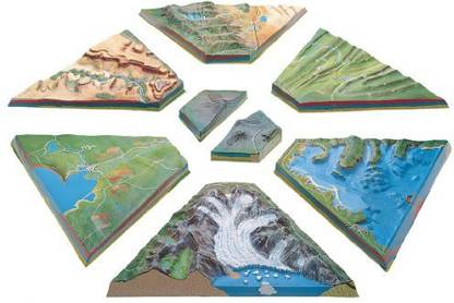 Generic Hubbard Scientific Geological Landform Model