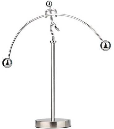 Sunnytech Two Handed Weight-Lifting Stainless Physics Balancing Tumbler Toy Kinetic Art Balance Toy Balancing Decompressive Science