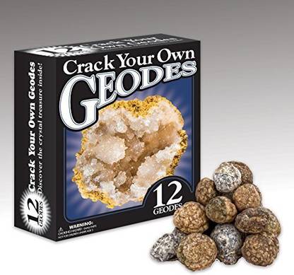 Unknown Crack Your Own Geodes - 12 Amazing Crystal Filled Rocks!