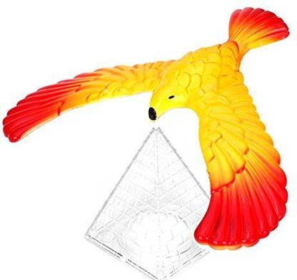JUA PORROR Magic Balancing Bird Science Desk Toy W/ Base Novelty Eagle Fun Learn Gag Gift