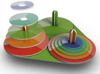 ScienceLAB The Tower Of Hanoi Logic Puzzle - Classroom Set