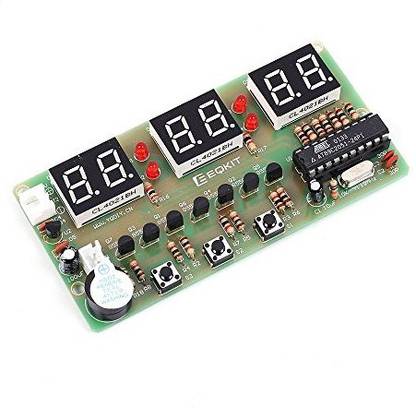 Generic Icstation 6 Digit Electronic Digital Alarm Clock Assemble Kits Diy Electronics Practice Set At89C2051 Chip