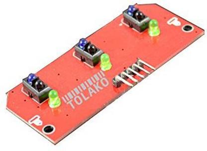 Generic Tolako 5V 3 Channel Infrared Line Track Tracking Tracker Sensor Module For Arduino Avr Arm Pic