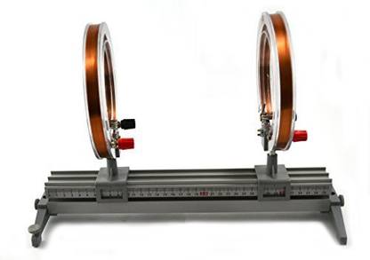 Generic Eisco Labs Helmholtz Coils On Base. 400 Turns Of Copper Wire On 150Mm Diameter Form