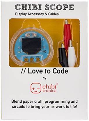 Chibitronics Love To Code - Ltc - Chibi Scope With 3 Alligator Clips