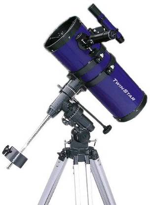 Twin Star Blue Twinstar 6" Short Tube Reflector Telescope Eq Mount