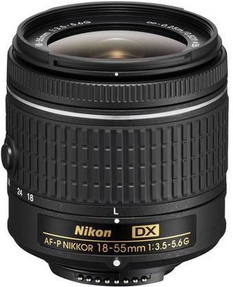NIKON AF-P DX NIKKOR 18 - 55 mm F/3.5 - 5.6G VR  Telephoto Zoom  Lens