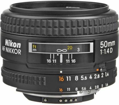 NIKON AF Nikkor 50 mm f/1.4D  Standard Prime  Lens