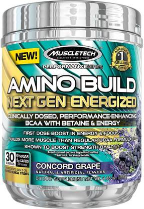 Muscletech Performance Series Amino Build Next Gen Energized BCAA