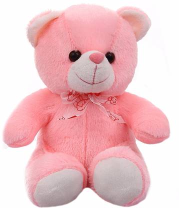 MABLE Big Teddy Bear Soft Toy (25CM,Pink)  - 25 cm