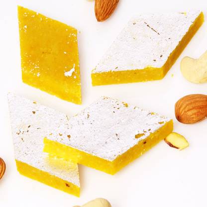 Ghasitaram Gifts PURE KESARI KAJU KATLI Box
