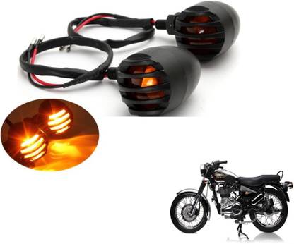 MOCKHE Front, Rear LED Indicator Light for Royal Enfield Electra Delux