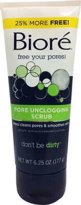 Biore Pore Unclogging  Scrub