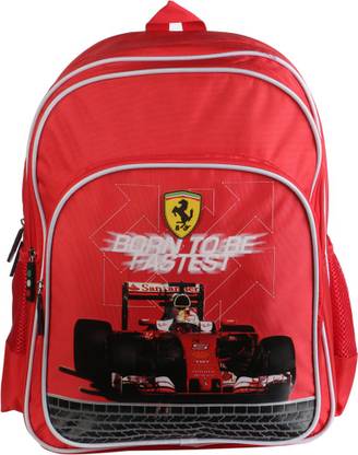SIMBA BTS-FERRARI BORN TO BE FASTEST 18 BP Waterproof School Bag