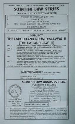 The Labour and Industrial Laws - II (The Labour Law - II)