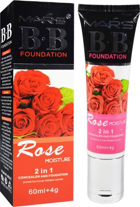 M.A.R.S B.B 2in1 Foundation and Concealer-03 Rose moisture Foundation