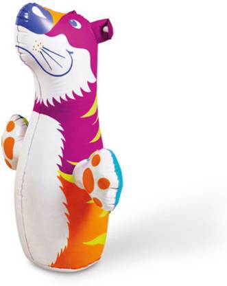 INTEX ® Original Inflatable Tiger Hit Me Inflatable Bouncer, Play Gym Inflatable HitMe Toys