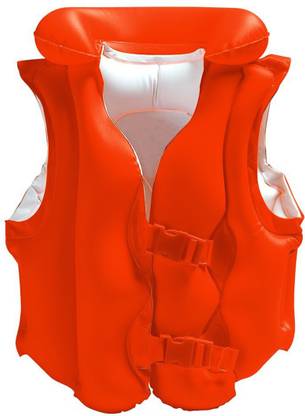 INTEX ? Original Inflatable Deluxe Swim Vest For Enfants And Kids Swim Floatation Belt