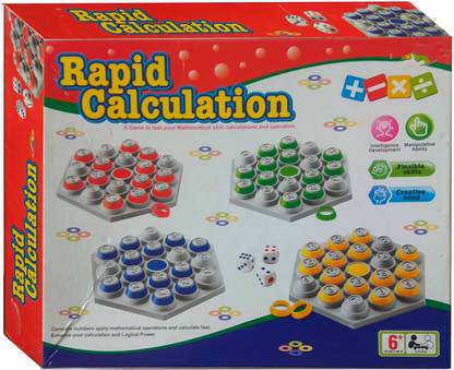 ZEUS Rapid Calculation Game Toy Kids Develop Mathematical Skills Board Toys Manipulative Ability & Intelligence Development in Kid
