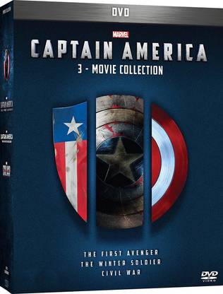 Captain America Trilogy 3 MOVIE COLLECTION