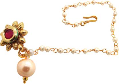 Nami Pearl Gold-plated Plated Copper Nose Ring
