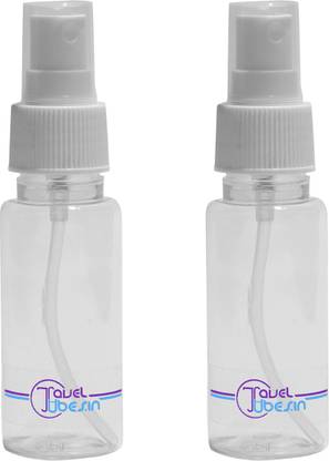 TRAVELTUBES empty refillable plastic spray 50 ml Bottle