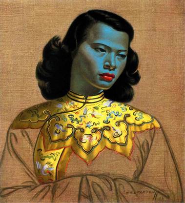 Chinese Girl - "Vladimir Tretchikoff Paintings Collection" - Premium Quality Poster For Home And Office Décor Paper Print