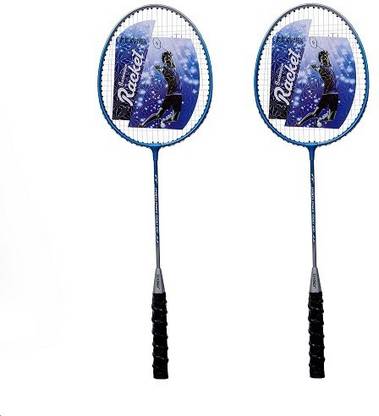 Konex Sports Power Short 1010 Badminon Racket Pair - Pack of 2 Multicolor Strung Badminton Racquet