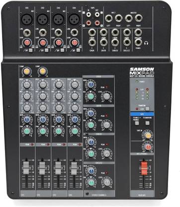 SAMSON MixPad® MXP124 - Compact, 12-Input Analog Stereo Mixer Analog Sound Mixer