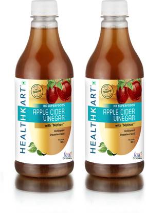 HEALTHKART Apple Cider Vinegar (Pack of 2) Vinegar