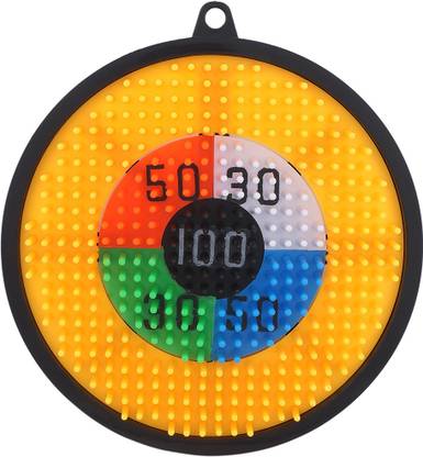 Aarushi 1 Dart Board with 4 Darts 19 cm Dart Board (Multicolor) Dart Board Game