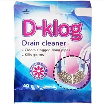 Pidilite D KLOG 40GM DRAIN CLEANER- SET OF 2 PACKS Powder Drain Opener