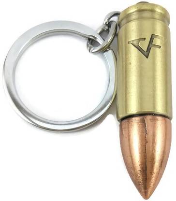 GCT Pistol Handgun Rifle Gun Small Bullet Fire Replica Metal Keyring for Men Women Boys Girls Car Bike Key Chain