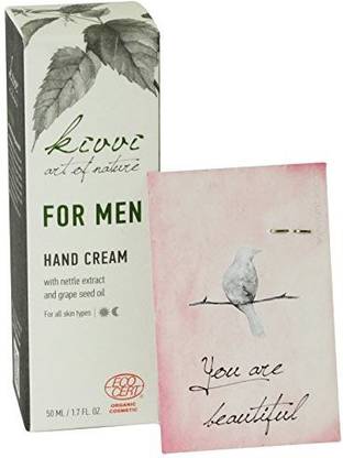 Yumi Bio Shop KivviHand Cream For Men With Nettle & Grape Seed OilIntensive Care For HandsOrganic & Vegan