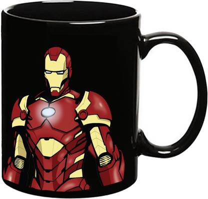 MUGKIN Dark Iron man Ceramic Coffee Mug