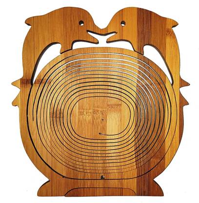 FULLY Foldable Wood Fruit Basket Dolphin | Folding Fruit Bowl Tray