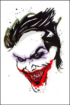 Joker Poster Without Frame 12 X 18 inch Fine Art Print