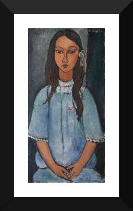 Alice - "Amedeo Modigliani Paintings Collection" - Premium Quality Framed PosterFor Home And Office Décor Paper Print