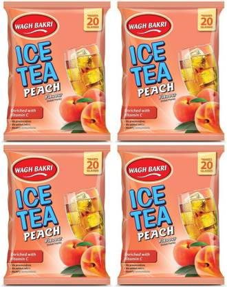 Waghbakri (Pack of 4) Peach Iced Tea Pouch