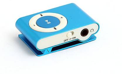 DRUMSTONE Mini Rechargeable Shuffle MP3 Player With SD Card Slot MP3 Player