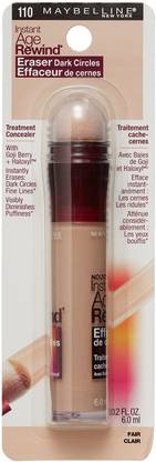 MAYBELLINE NEW YORK Instant Age Rewind Eraser Dark Circles Concealer, 110 Fair/Clair Concealer