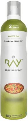 RAY Healthy Cooking Spray -Refined Olive OIL - 200 ml ( 2 Calories/spray) Olive Oil Can