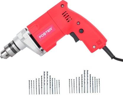 FOSTER FPD-010A 10mm Machine with 20 High Quality Bits Do It Yourself DIY Angle Drill