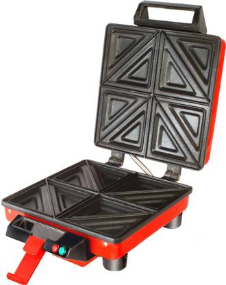 Orbon Best Non Stick 8 Slice Family Jumbo Sandwich Toaster / Sandwich Maker ( Made In India ) With Indicator & Cord Toast