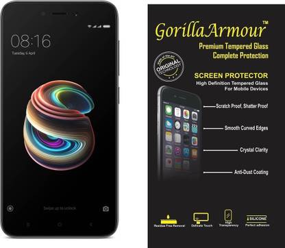 Gorilla Armour Tempered Glass Guard for Mi Redmi 5