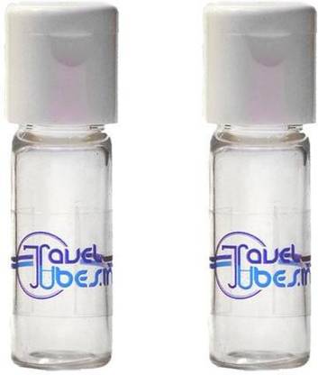 TRAVELTUBES 5ml empty plastic fliptop bottles Mini size,transparent body,refillable ,leakproof for trave & multi purpose use 5 ml Plastic Bottle
