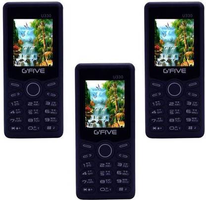 GFive U330 Combo of Three Mobiles