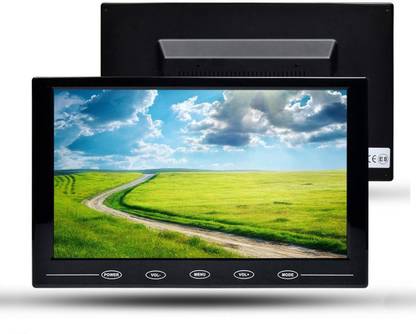 SP SHIELD PLUS 22.86 cm (9 inch) HD Monitor (SP 9" PORTABLE TFT LCD Monitor Ultra-Thin 1024x600 HD Screen with Touch Button Display for Camera Security With AV/VGA/HDMI)