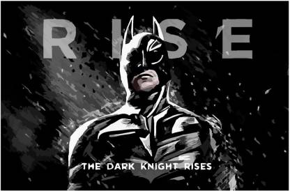 The Dark Knight Rises Batman Poster Art | Movie Poster Paper Print