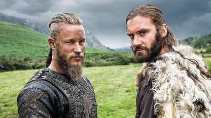 KumkumArts TV Show Vikings Travis Fimmel Ragnar Clive Standen POSTER 12 x 18 Inch, HD Quality Gloss Paper Qty 1. Paper Print